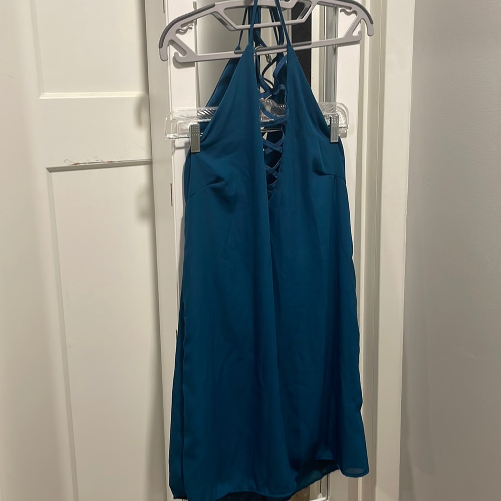 Low back/ low chest dress